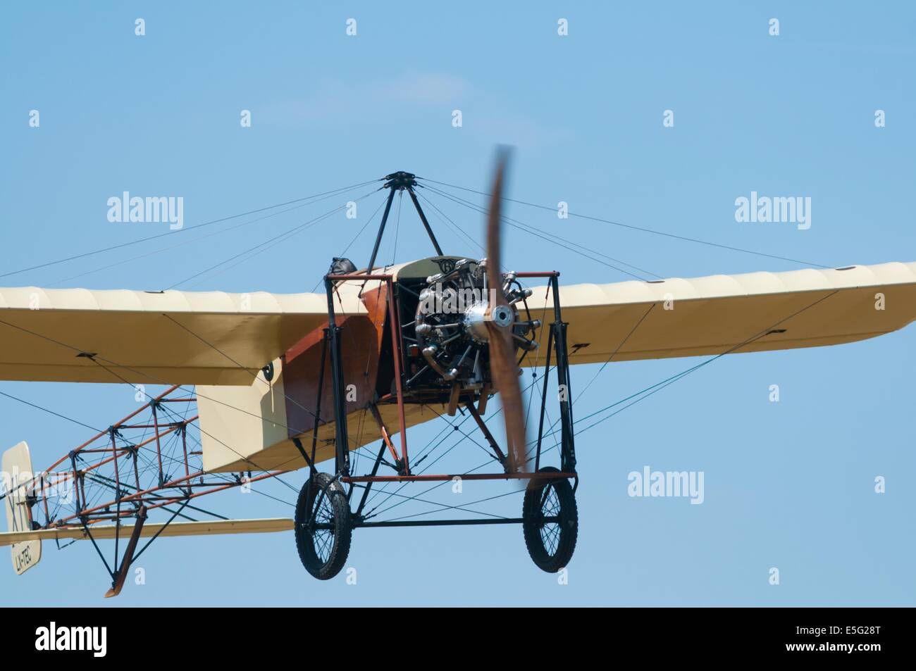 Replica del vecchio piano Bleriot XI, Francia Foto Stock