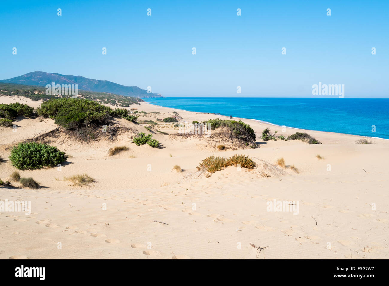 Spiaggia Di Piscinas Dune In Costa Verde Ovest Sardegna