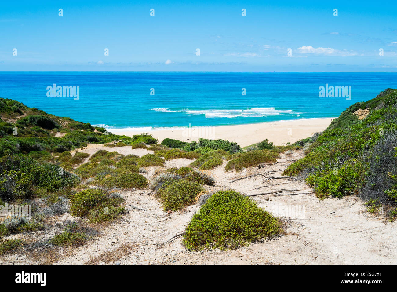 Spiaggia di Scivu in Costa Verde, Sardegna, West Coast, Arbus, Italia Foto Stock