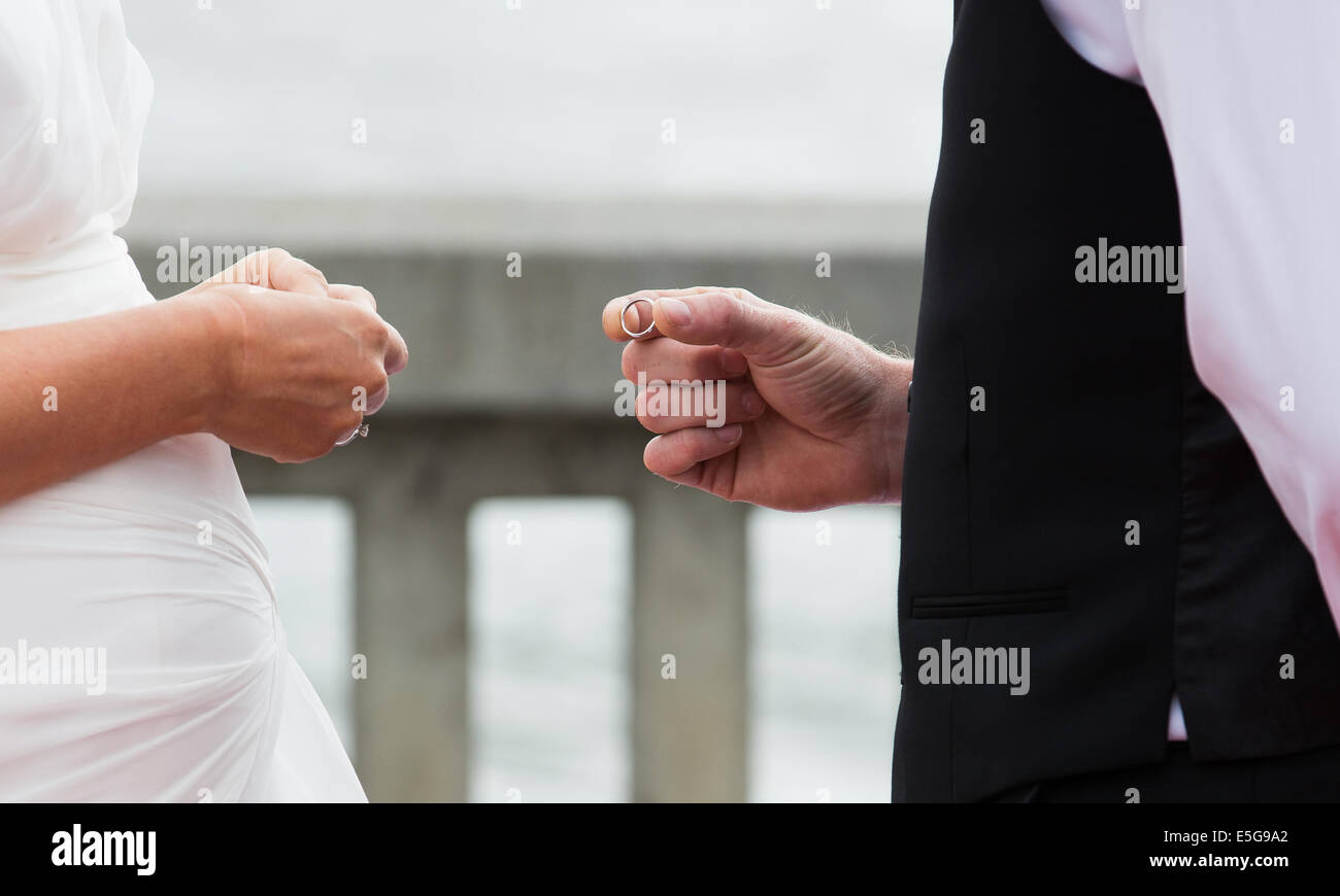 Cerimonia di matrimonio Foto Stock