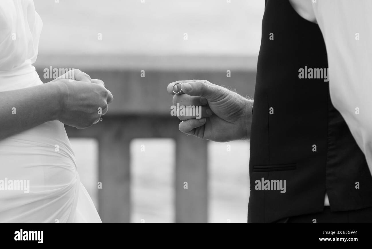 Cerimonia di matrimonio Foto Stock