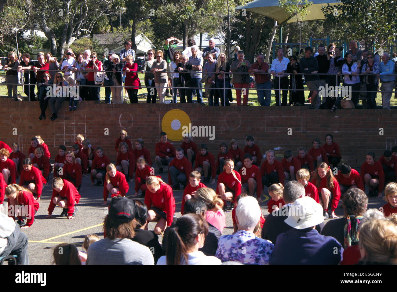 Durante NSW settimana dell'istruzione in Australia, scuole mettere nei giorni di apertura per i genitori e amici, qui in una scuola pubblica di Sydney Foto Stock