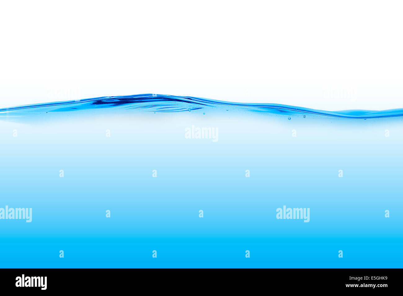 Linea di galleggiamento blu Foto Stock
