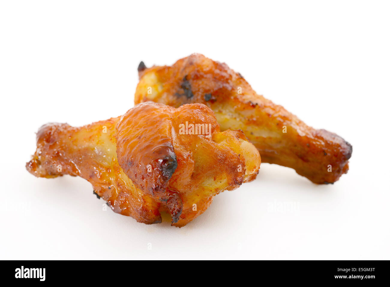 Cotta di ali di pollo Foto Stock