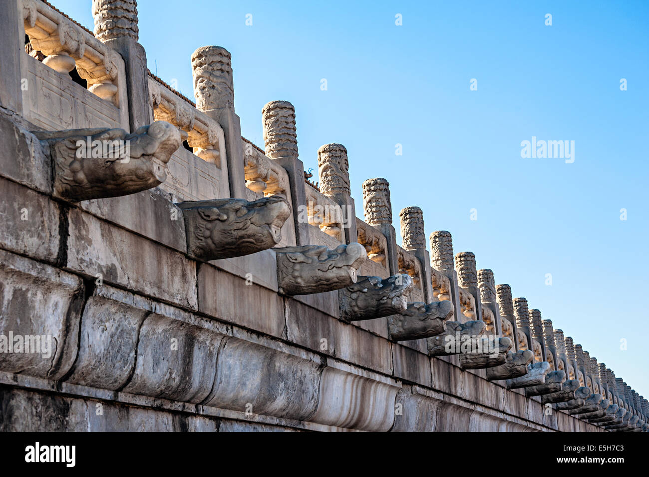 Piattaforma di marmo in Città proibita Foto Stock