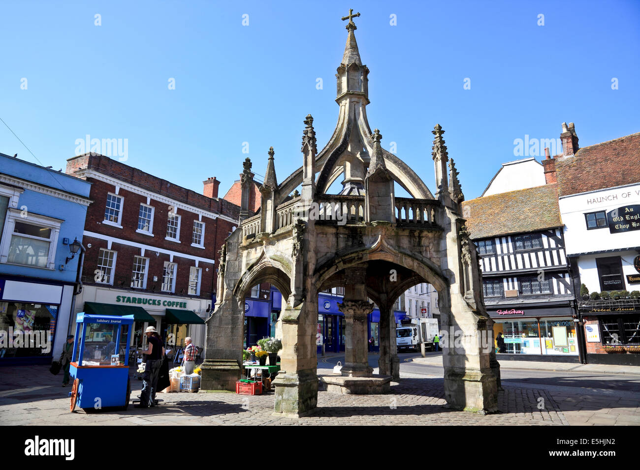 9617. Il mercato del burro, Salisbury, Wiltshire Foto Stock