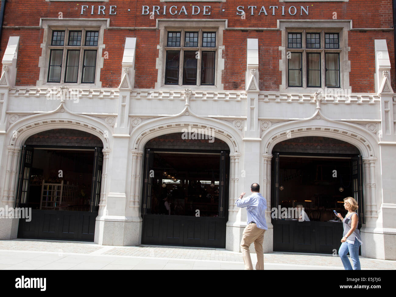 Chiltern Firehouse ristorante, Chiltern Street, Marylebone, London è popolare con le celebrità Foto Stock