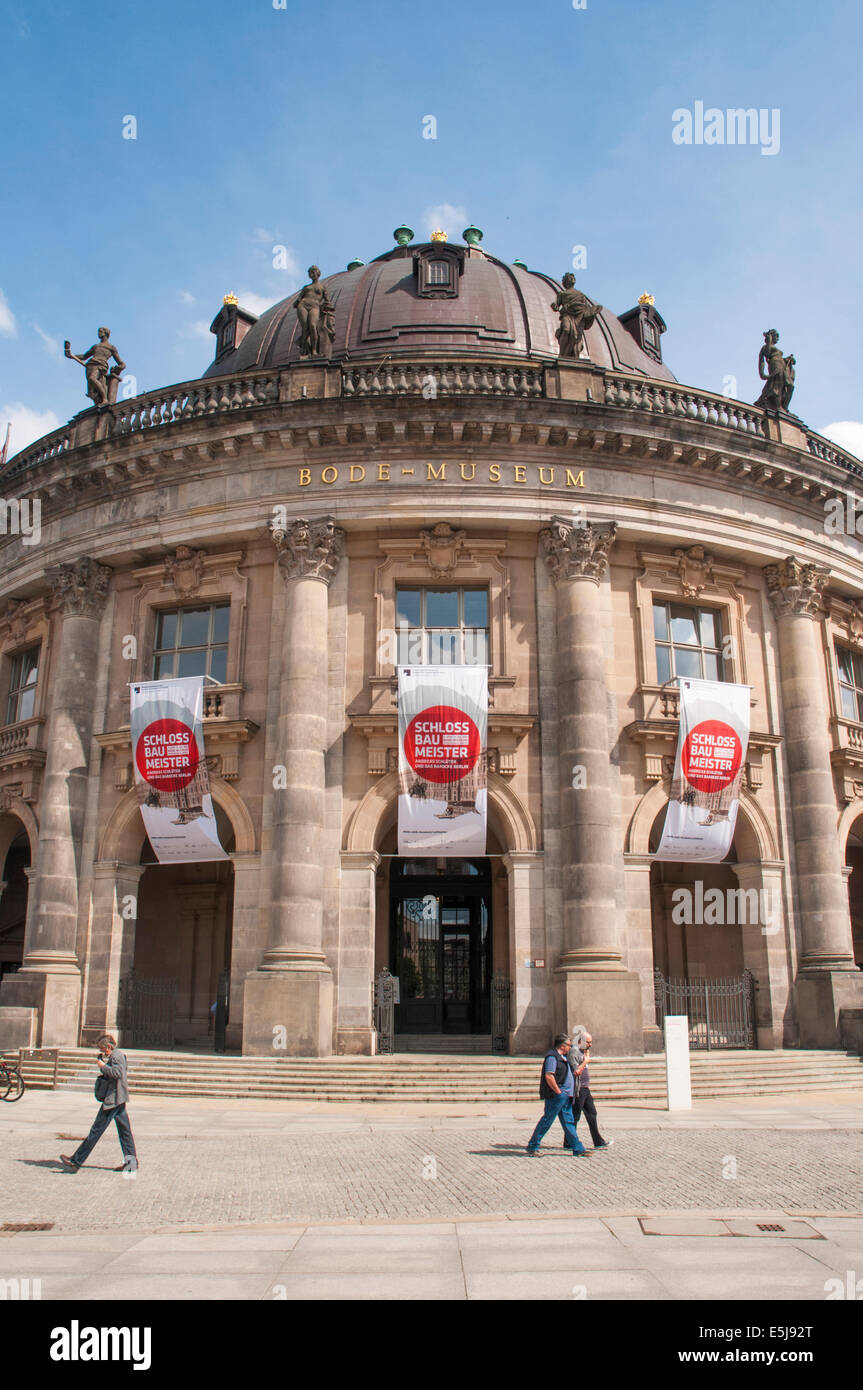 Grande cupola del Bode Museum, Museumsinsel, Berlino Foto Stock
