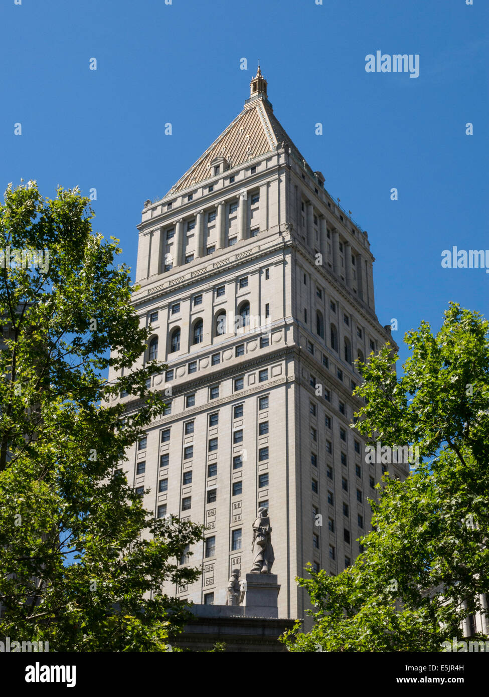 Stati Uniti Courthouse, Lower Manhattan, New York, Stati Uniti d'America Foto Stock