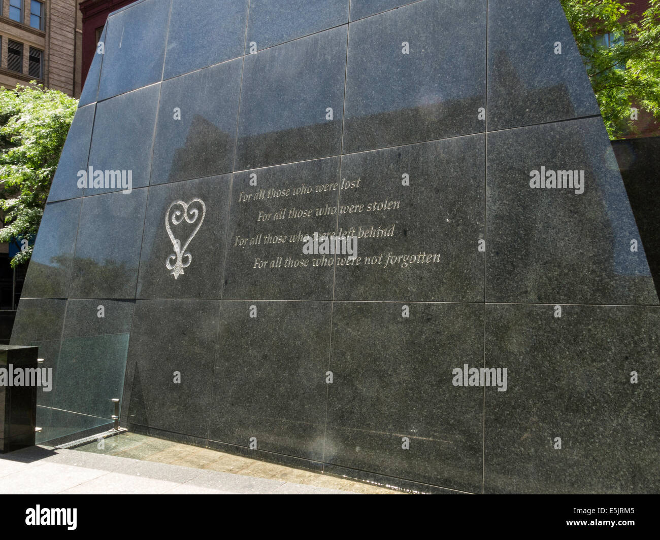 African Sepolcreto monumento nazionale, NYC Foto Stock