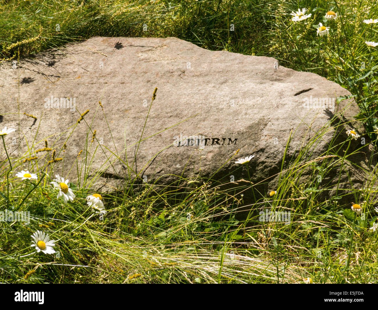 Irlandese Memoriale della fame in Lower Manhattan, New York, Stati Uniti d'America Foto Stock