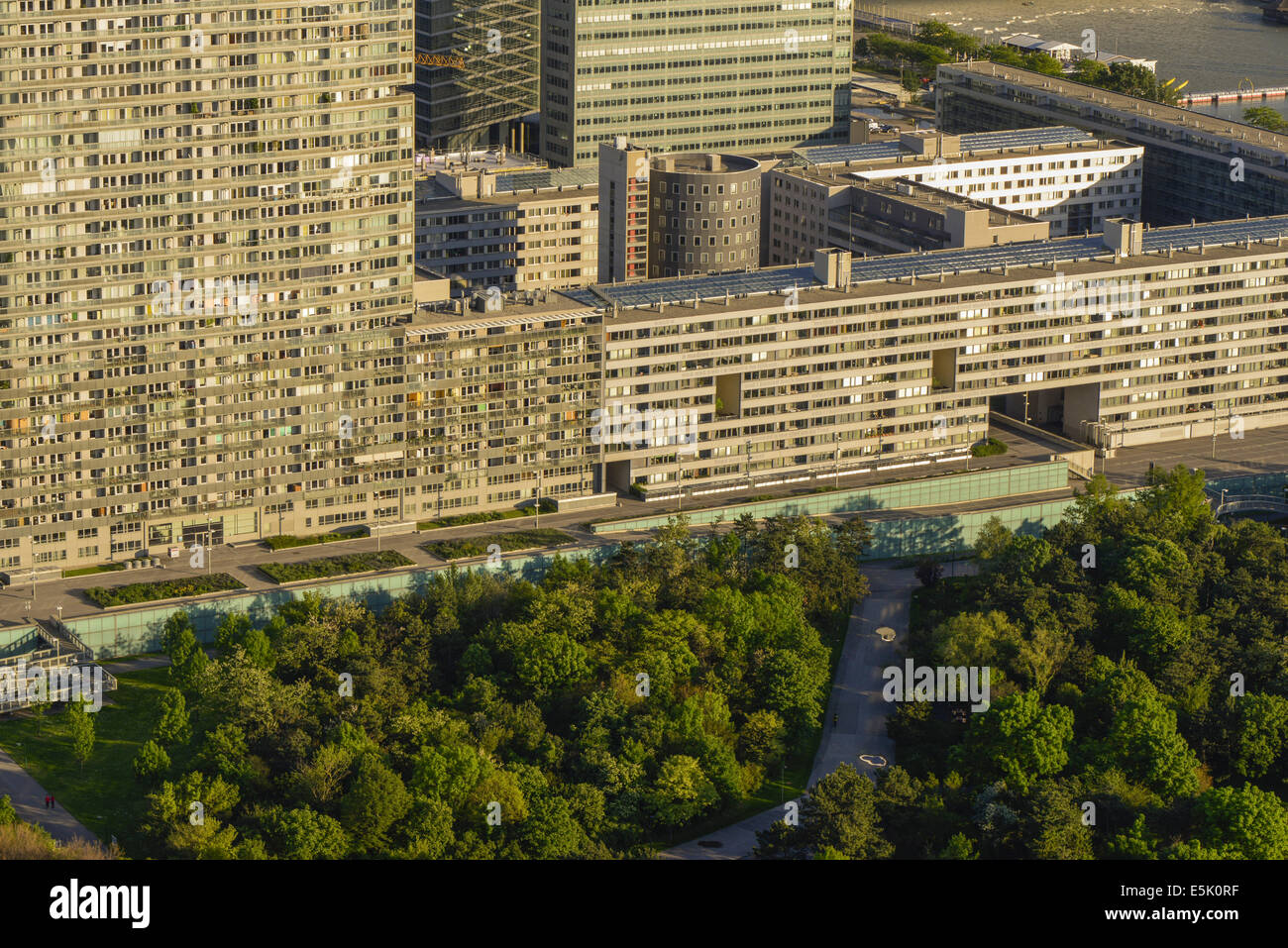 Vienna, Città del Danubio Foto Stock