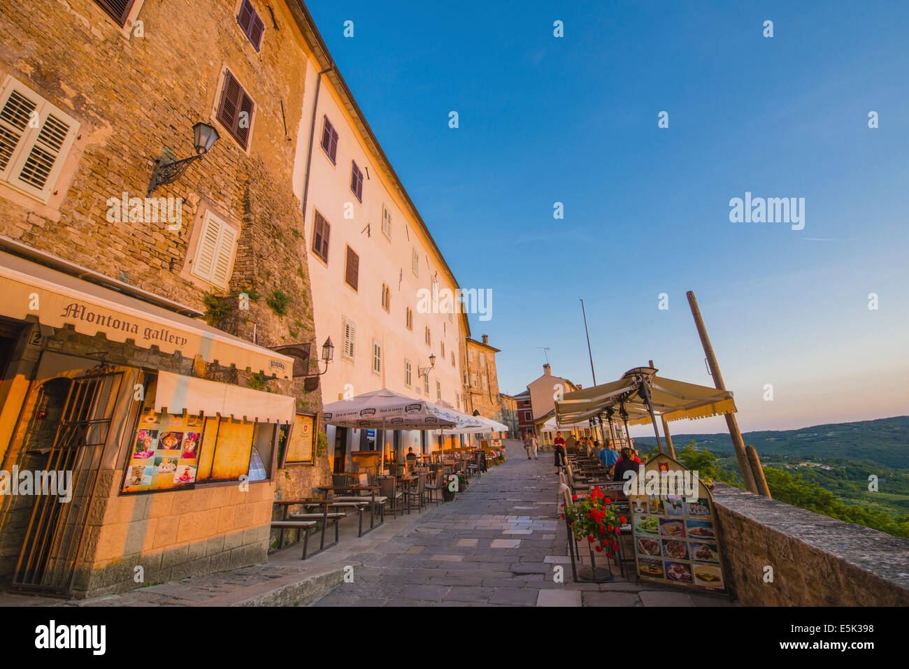 Montona d'Istria Istria Croazia Foto Stock