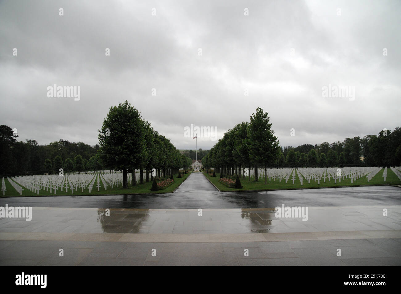 Oise-Aisne Cimitero Americano Foto Stock