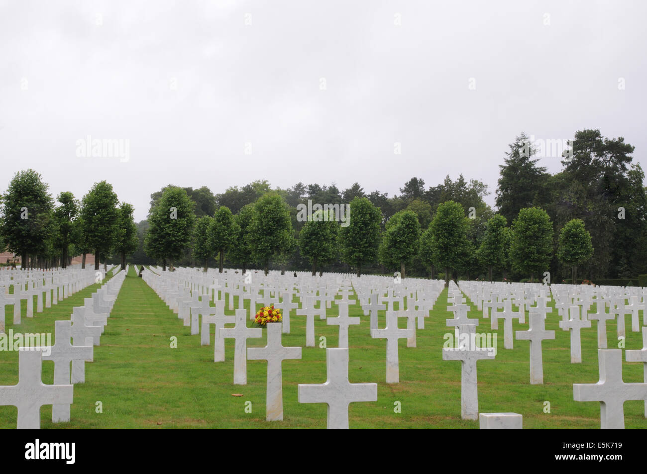Oise-Aisne Cimitero Americano Foto Stock