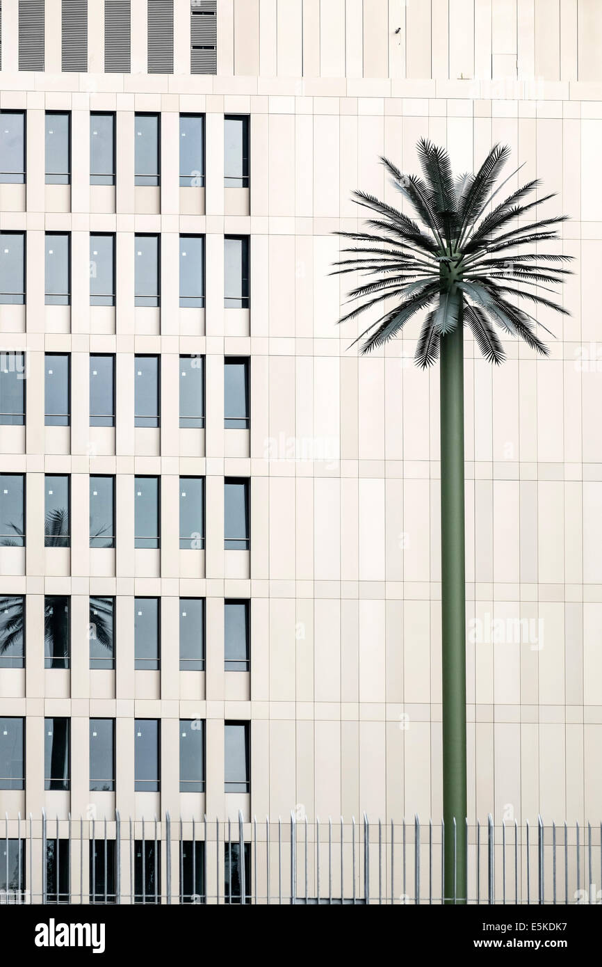 Vista esterna del nuovo quartier generale del BND (Bundesnachrichtendienst) Federale Servizio di Intelligence della Germania a Berlino Foto Stock