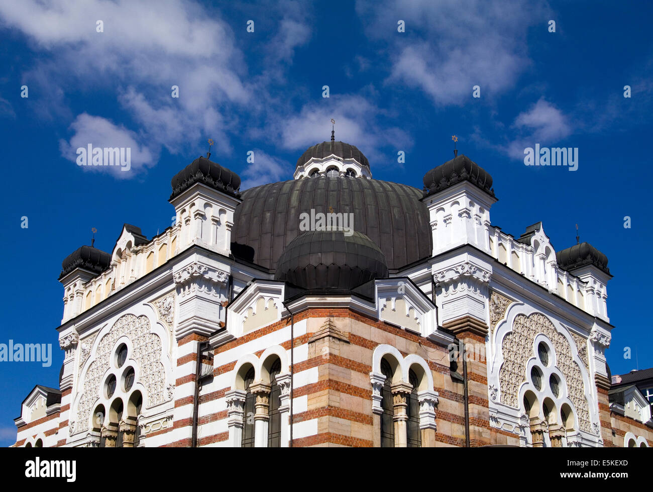 La Sinagoga Centrale di Sofia, Bulgaria Foto Stock