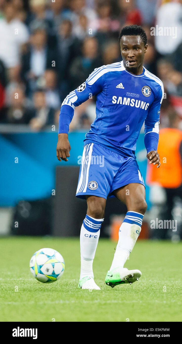 John Obi Mikel del Chelsea Foto Stock