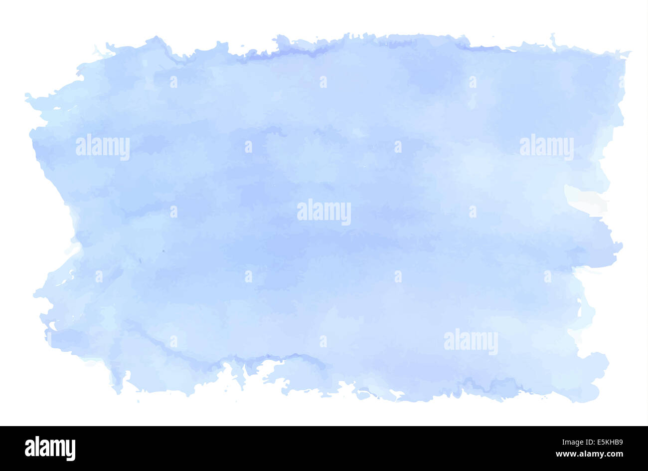 Blue pittura ad acquerello sfondo Foto Stock