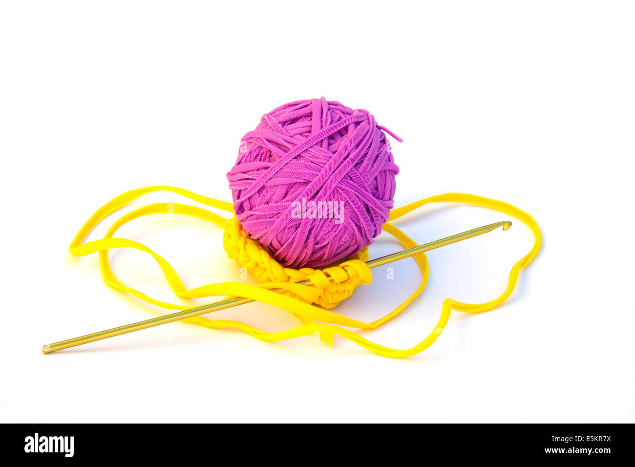 Crochet riciclata con gancio e giunti a sfera Foto Stock