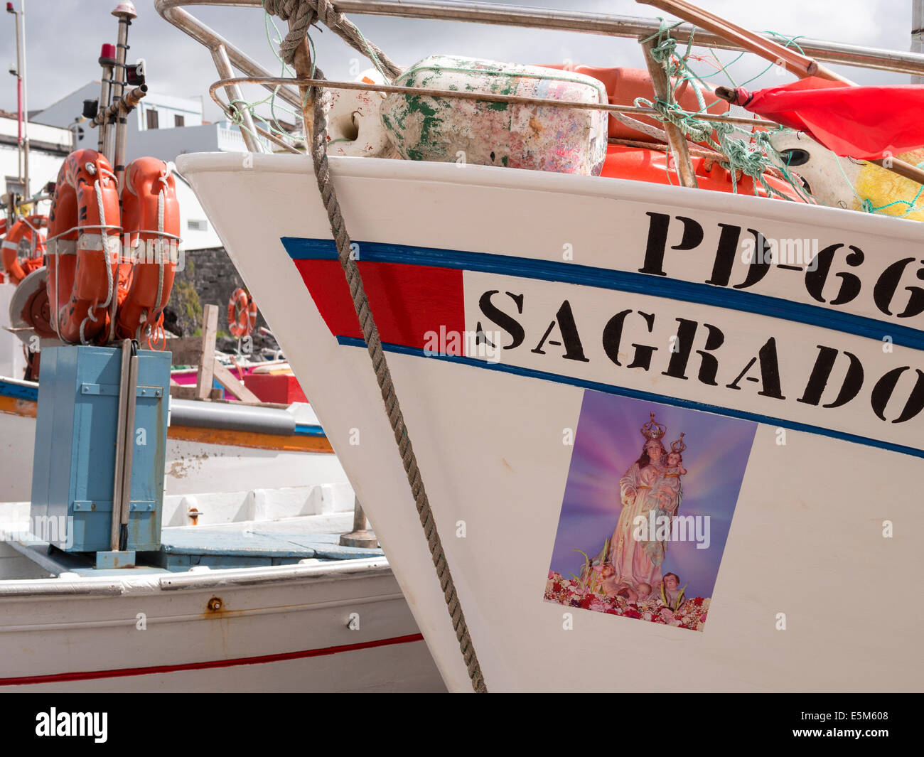 Lagoa Porto,costa meridionale,S.Miguel Island,le Azzorre Foto Stock