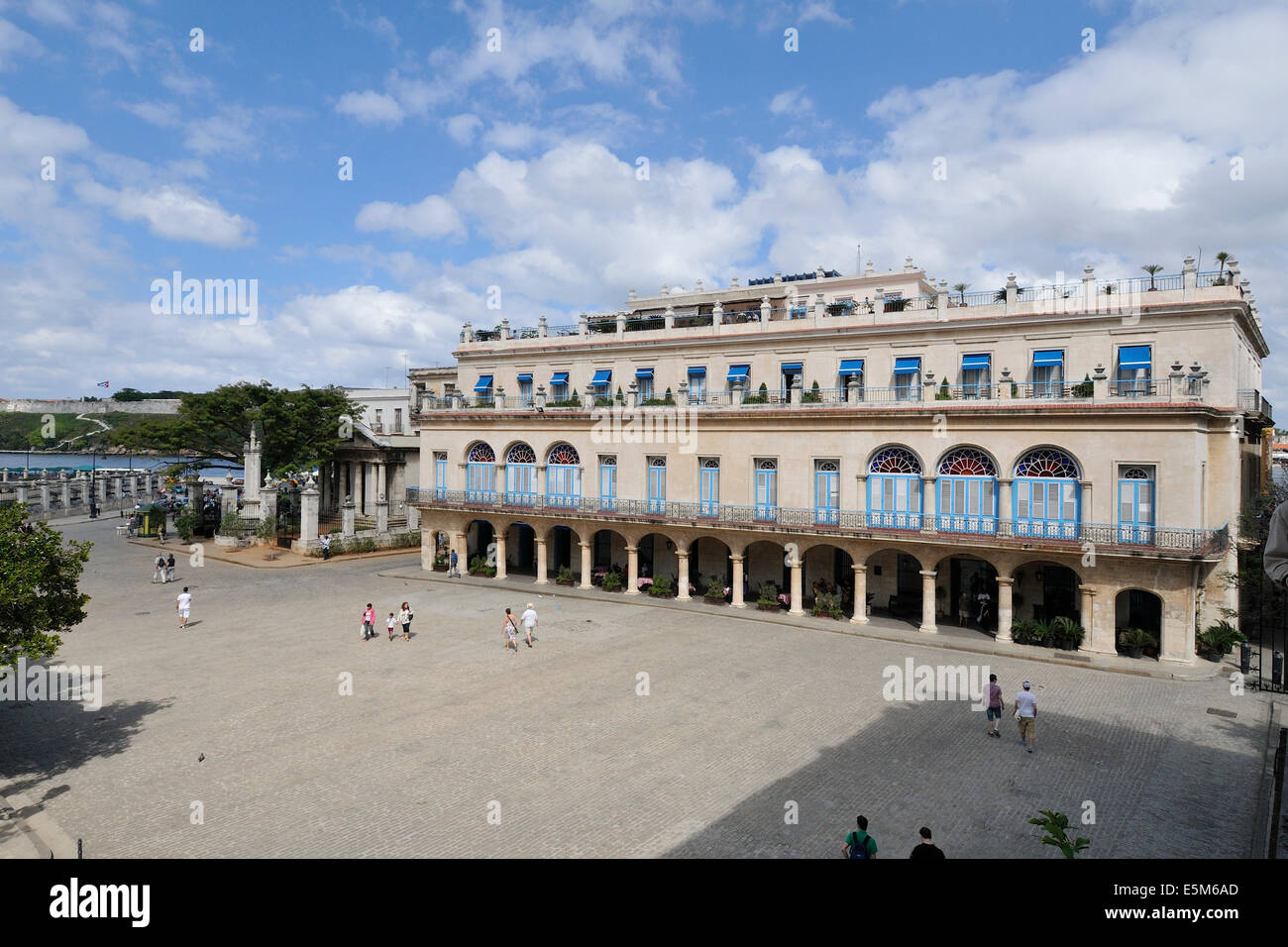 La Casa del Conde de Santovenia Plaza de Armas Vecchia Havana Cuba Foto Stock