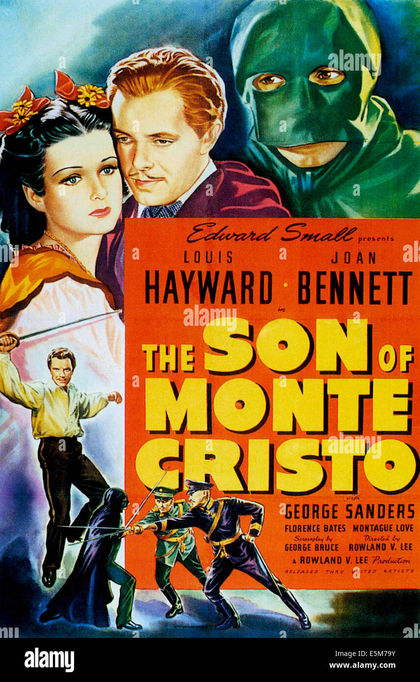 Il figlio di Monte Cristo, Louis Hayward, Joan Bennett, 1940 Foto Stock