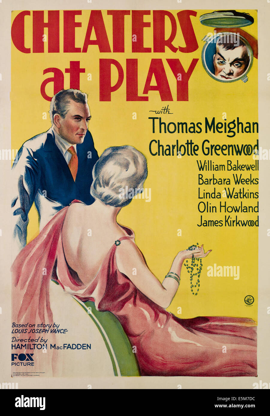 Gli imbroglioni a giocare, Thomas Meighan, (sinistra), 1932, TM e copyright ©XX Century Fox Film Corp. Tutti i diritti sono riservati / cortesia: Foto Stock