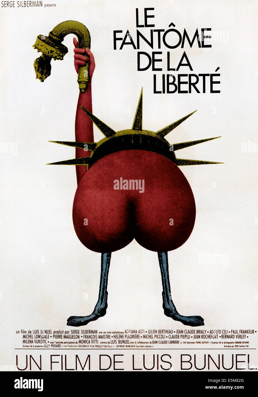 LE FANTOME DE LA LIBERTE, (aka il fantasma della libertà), poster, 1974 Foto Stock