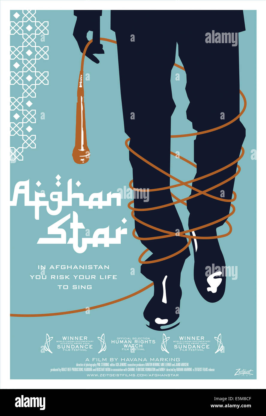 AFGHAN STAR, noi locandina, 2009, ©Zeitgeist film/cortesia Everett Collection Foto Stock