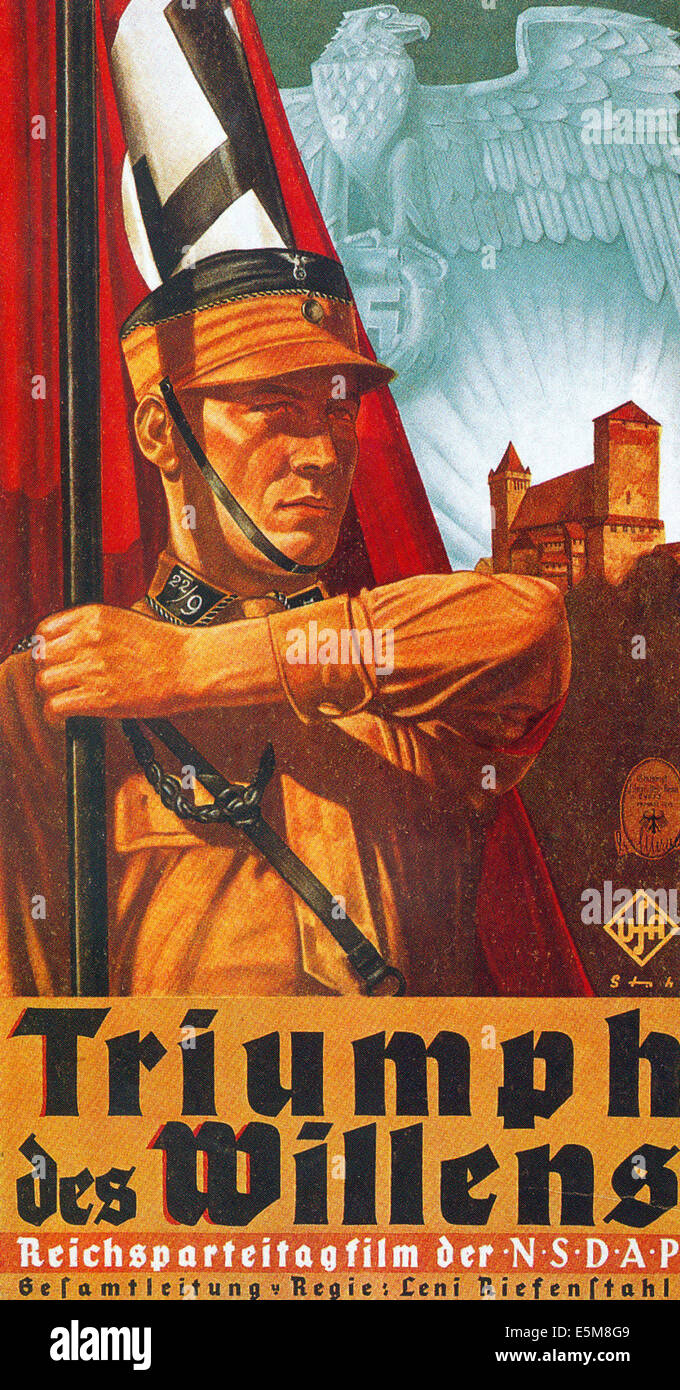 Il trionfo della volontà, 1934. Foto Stock