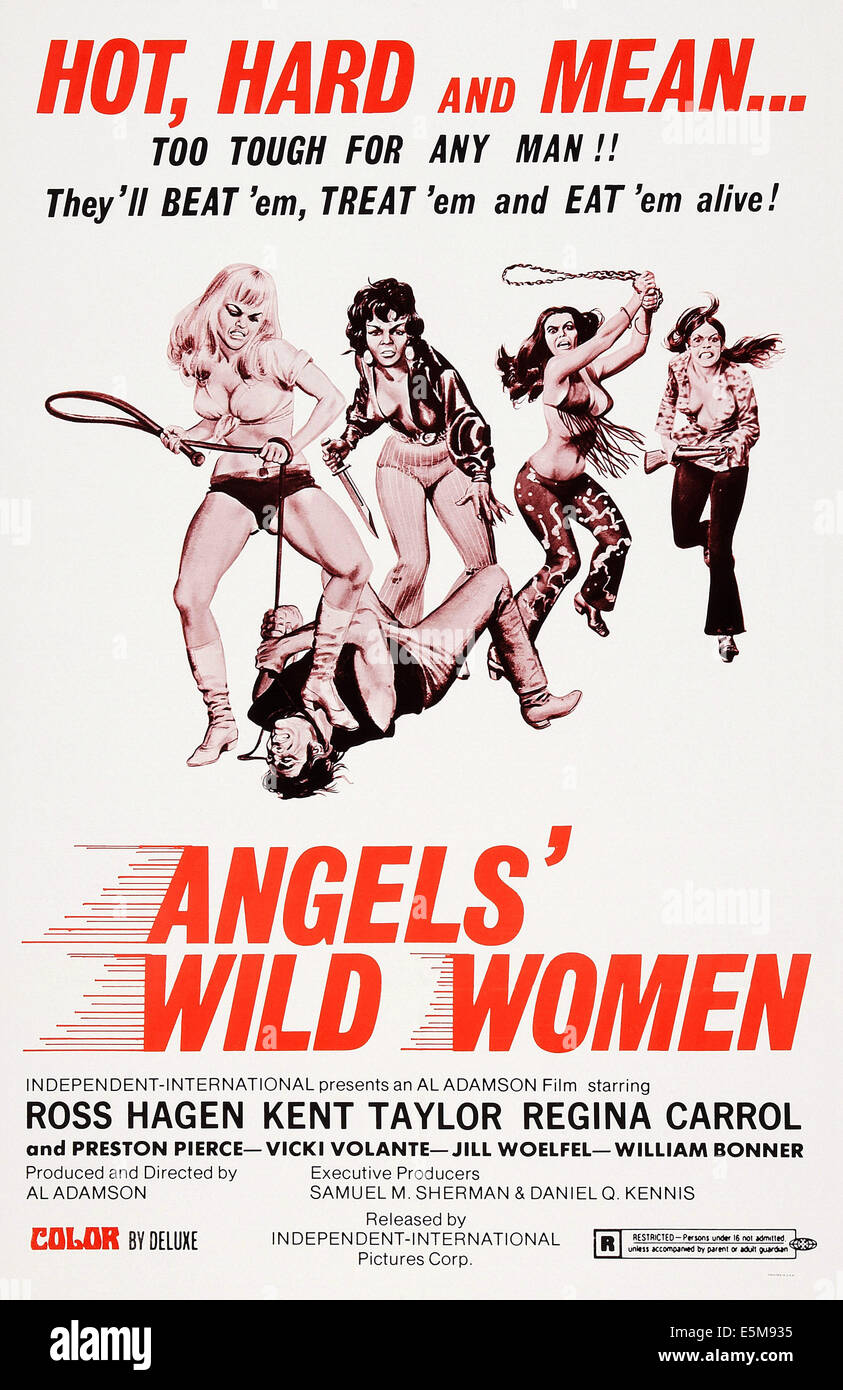 Angeli' WILD DONNE, noi poster, 1972 Foto Stock