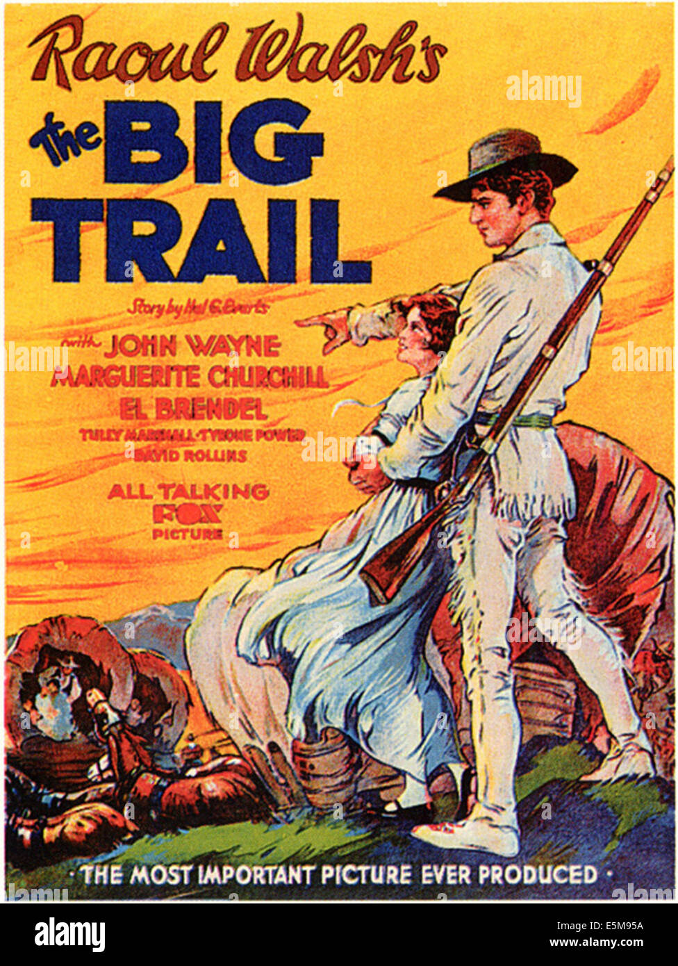 Il grande sentiero, da sinistra: Marguerite Churchill, John Wayne, 1930, TM e Copyright (c) xx Century-Fox Film Corp. Tutti i diritti Foto Stock
