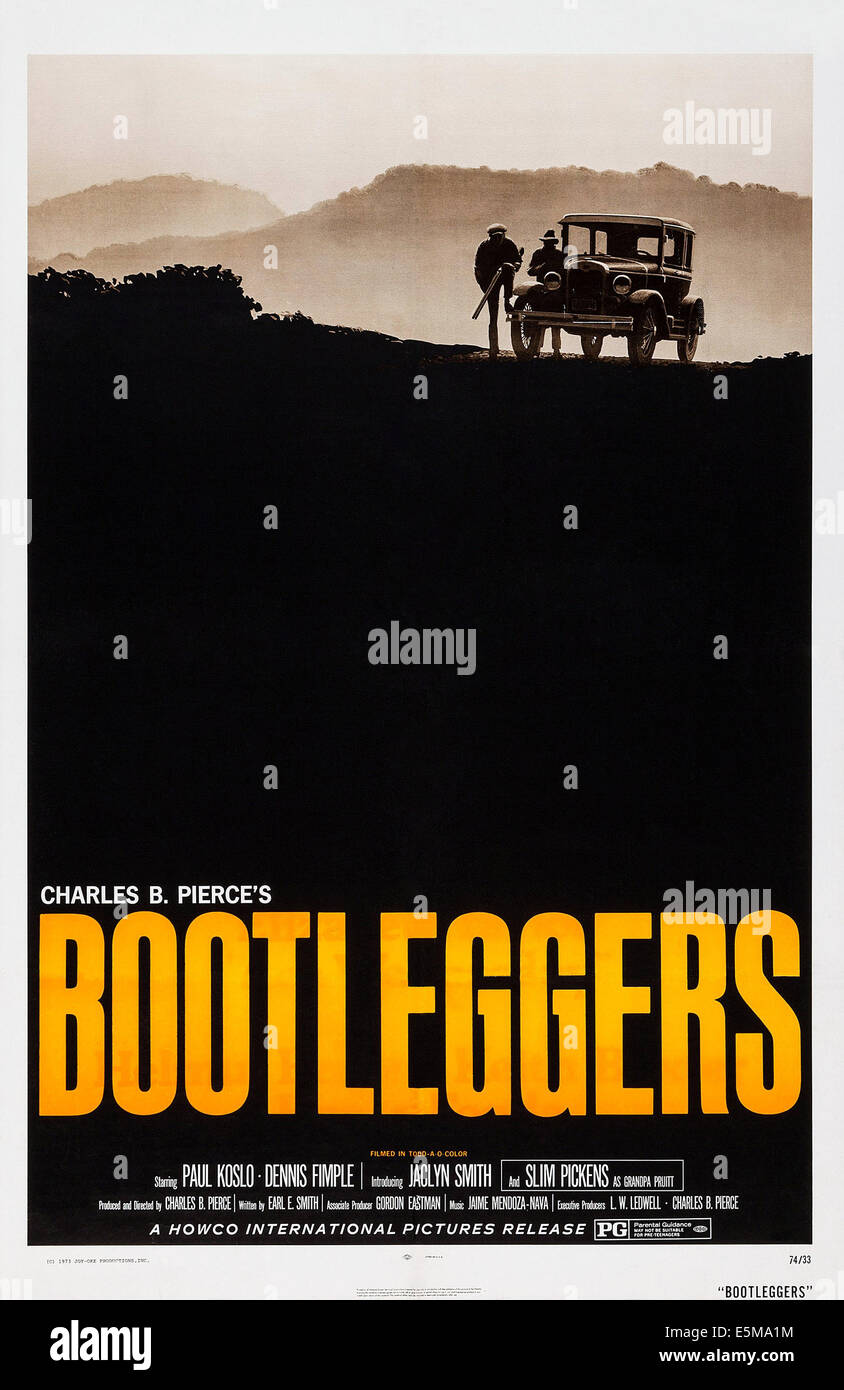 BOOTLEGGERS, noi poster, 1974 Foto Stock
