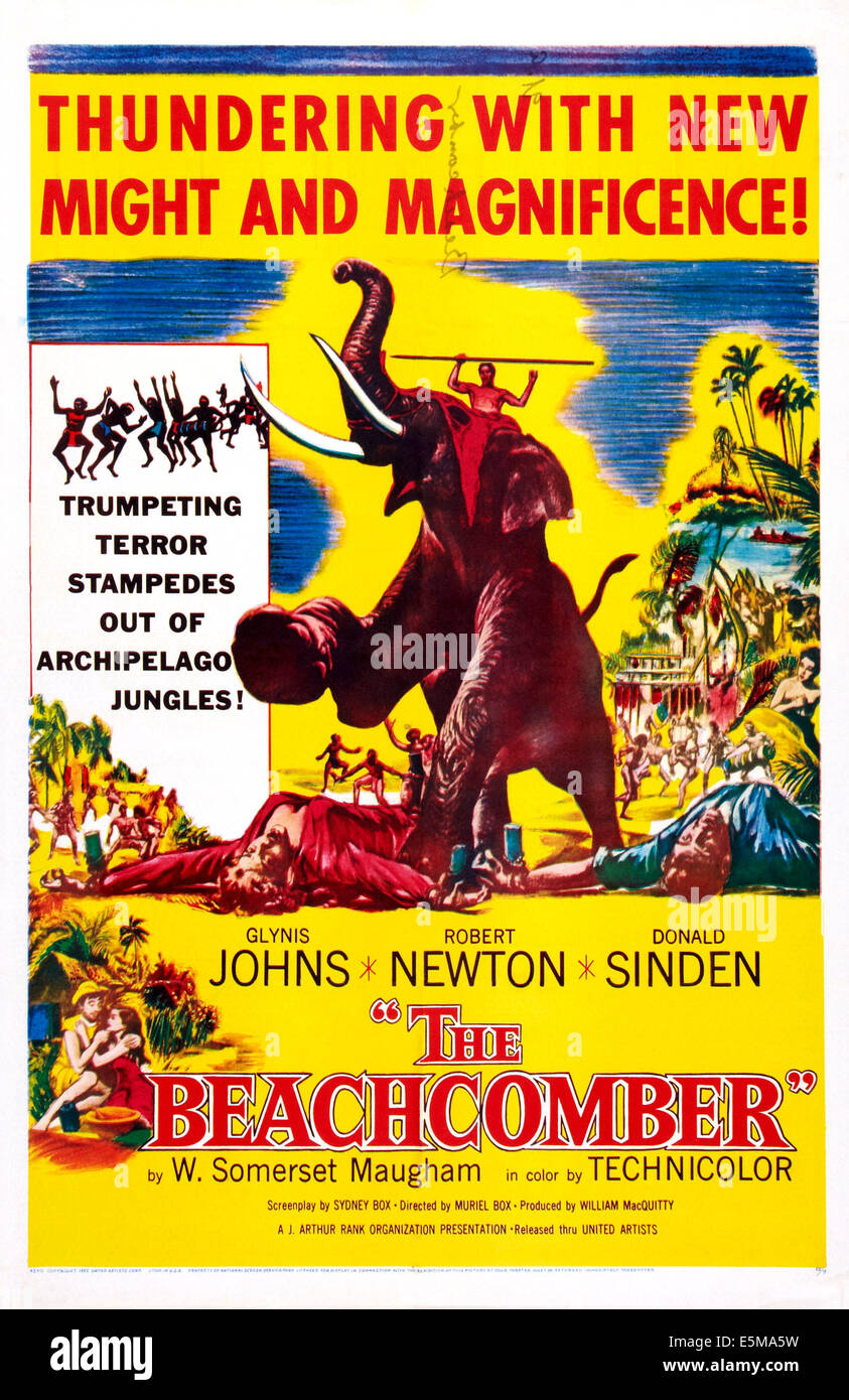 Il Beachcomber, noi poster, 1954 Foto Stock