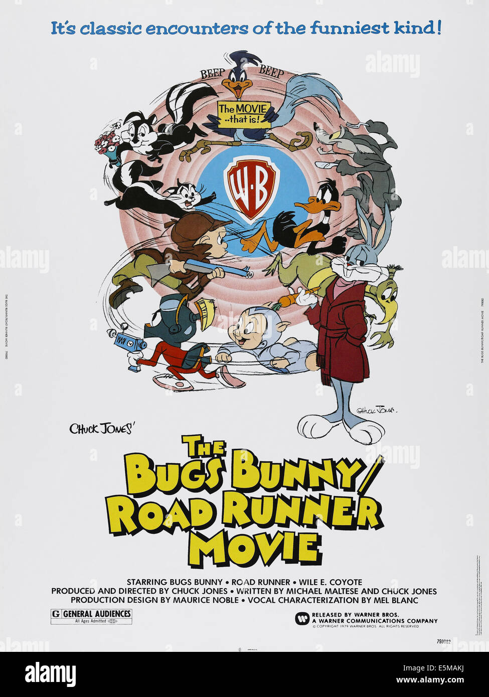 Il Bugs Bunny/Road Runner filmato (aka The Great American Chase), anteriore destra: Bugs Bunny, 1979. © Warner Brothers/cortesia Foto Stock