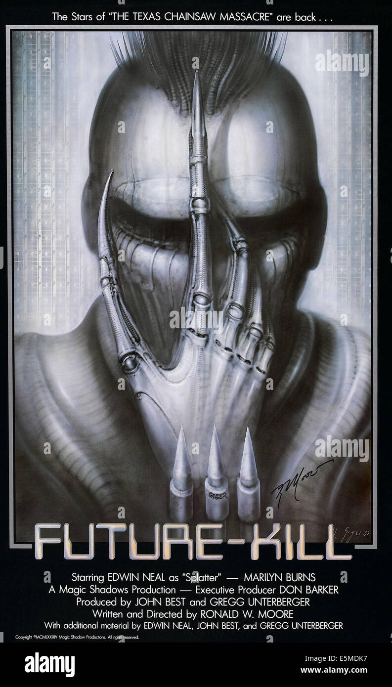 Futuro-KILL, locandina, 1985 ©International Film Marketing/cortesia Everett Collection Foto Stock