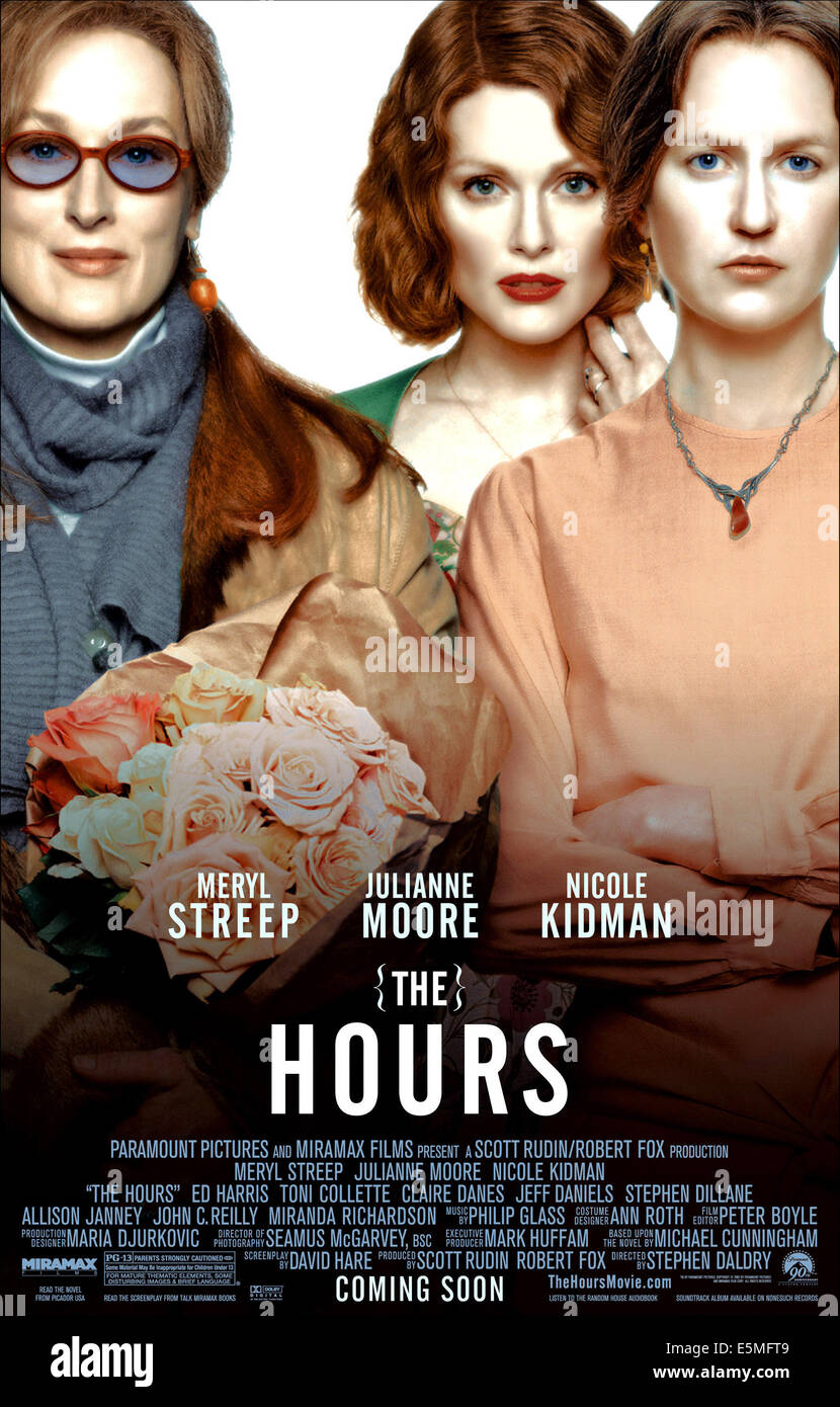Le ore, Meryl Streep, Julianne Moore, Nicole Kidman, 2002, (c) Paramount/cortesia Everett Collection Foto Stock