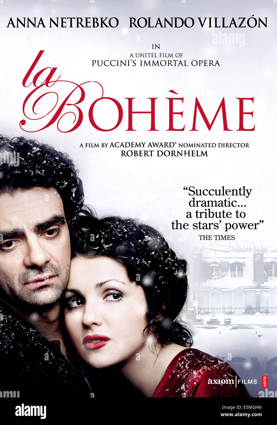 LA BOHEME, da sinistra: Rolando Villazon, Anna Netrebko, 2008. ©Filmladen/cortesia Everett Collection Foto Stock