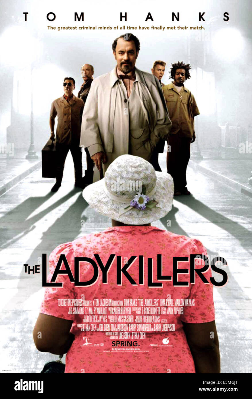 Il LADYKILLERS, Tom Hanks, Irma P. Hall, 2004, (c) Touchstone/cortesia Everett Collection Foto Stock
