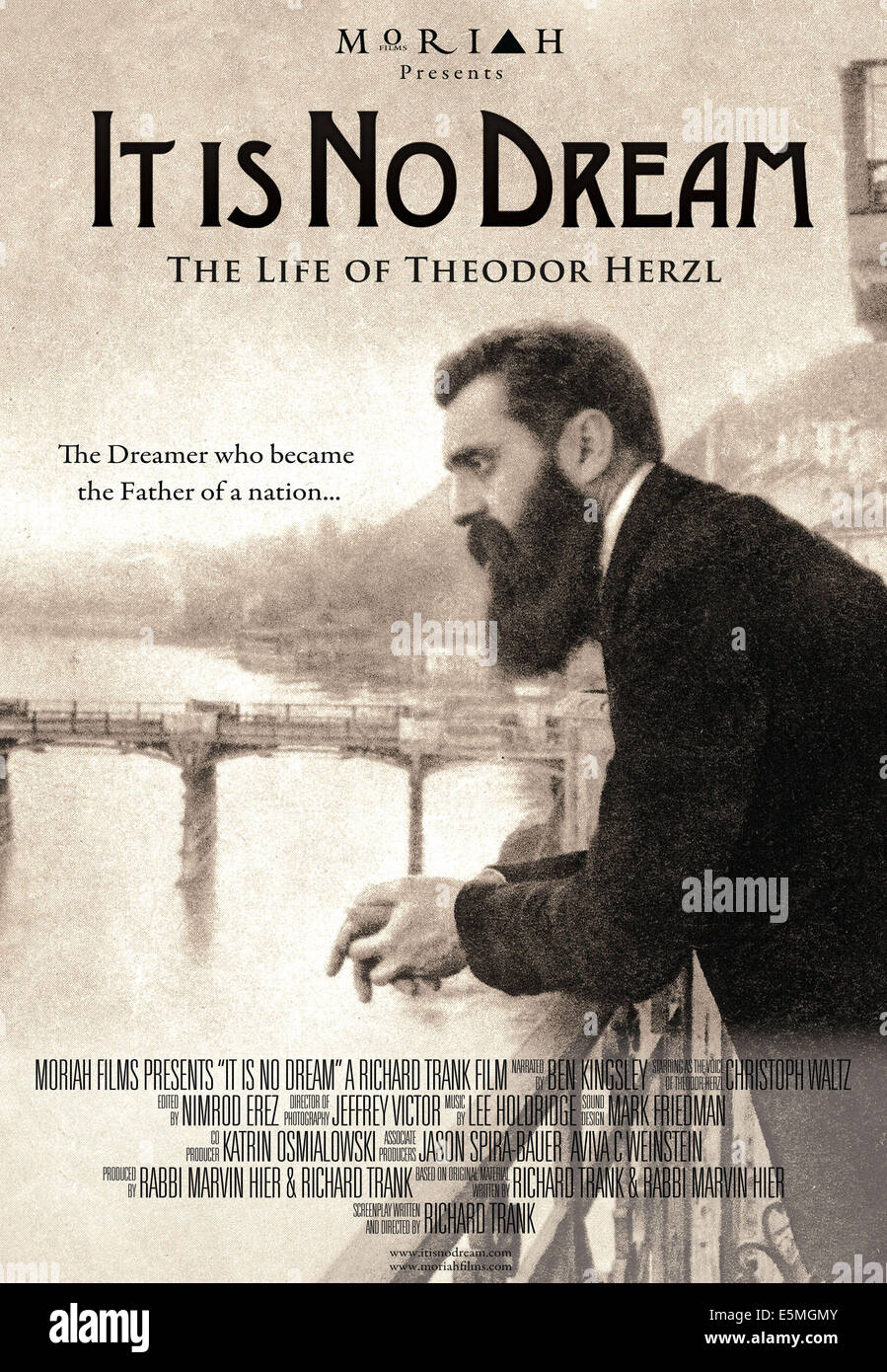 Non è un sogno, noi locandina, Theodor Herzl, 2012. ©Moriah Films/cortesia Everett Collection Foto Stock