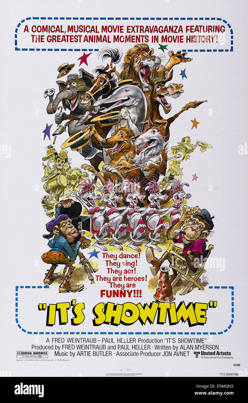 Si tratta di Showtime, noi locandina, 1976 Foto Stock