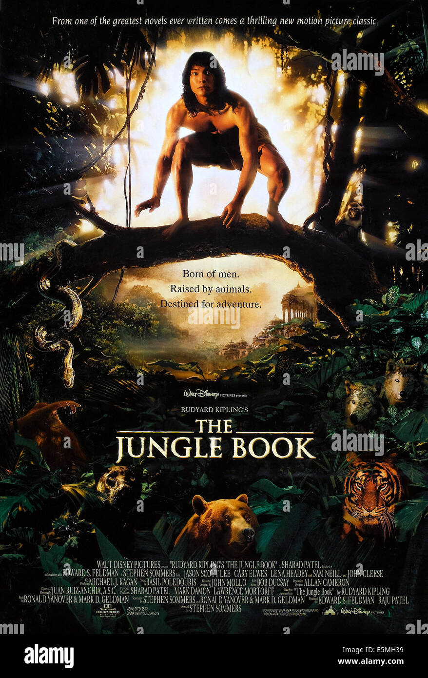 Il libro della giungla, Jason Scott Lee sulla locandina, 1994, ©Buena Vista foto/cortesia completa collezione di Everett Foto Stock