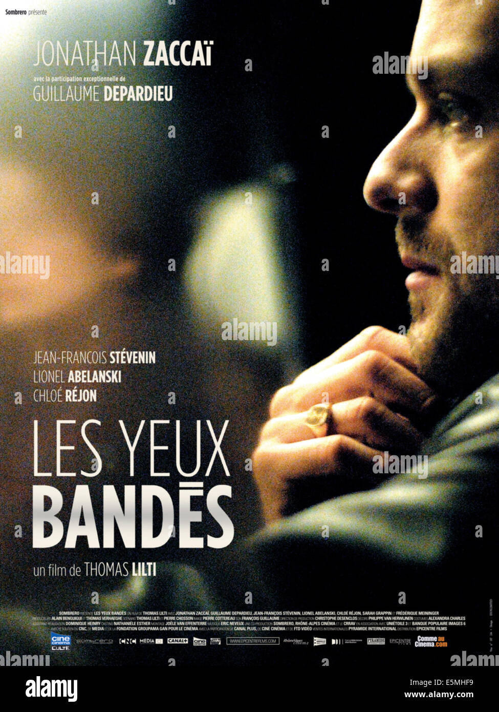 LES YEUX BANDES, poster francese arte, Jonathan Zaccai, 2008. ©epicentro film/cortesia Everett Collection Foto Stock