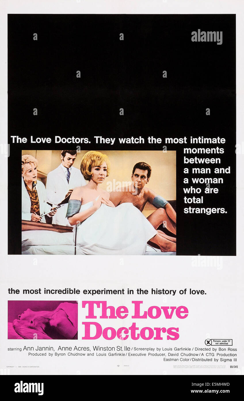 I Dottori dell'amore, locandina, 1970 Foto Stock
