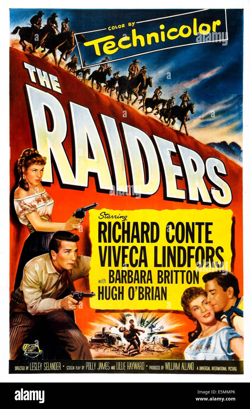 I raider, Viveca Lindfors, Richard Conte, 1952. Foto Stock