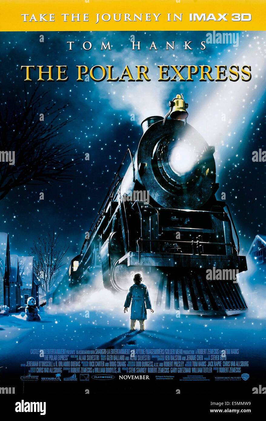 Il Polar Express, noi anticipo locandina, 2004. ©Warner Brothers/cortesia Everett Collection Foto Stock