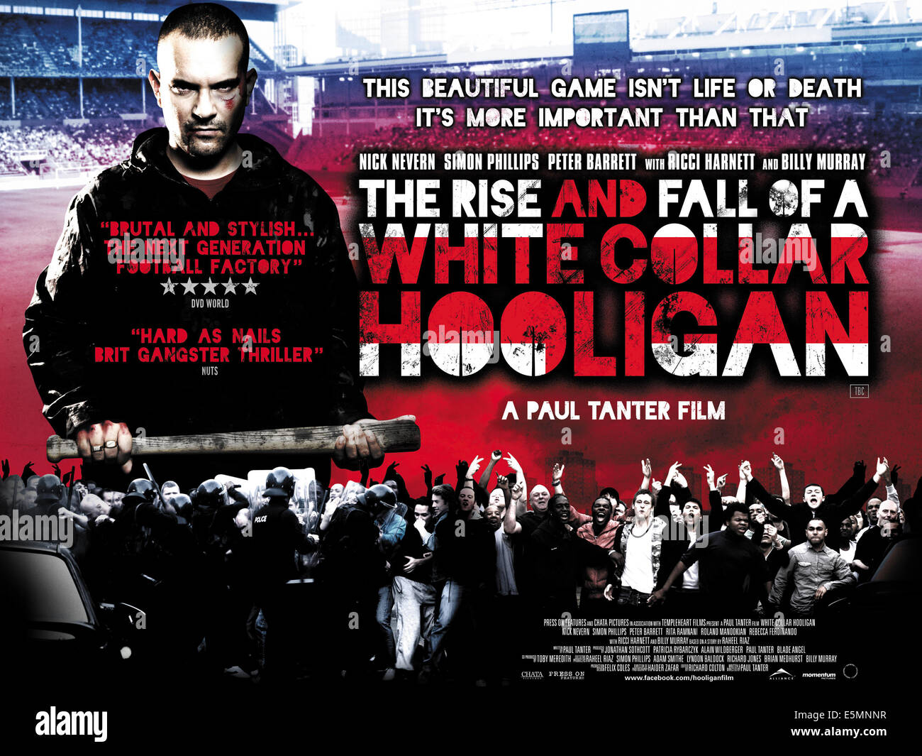 L'ascesa e caduta di un colletto bianco hooligan, British locandina, Nick Nevern, 2012. ©premere sulle funzioni/cortesia Everett Foto Stock