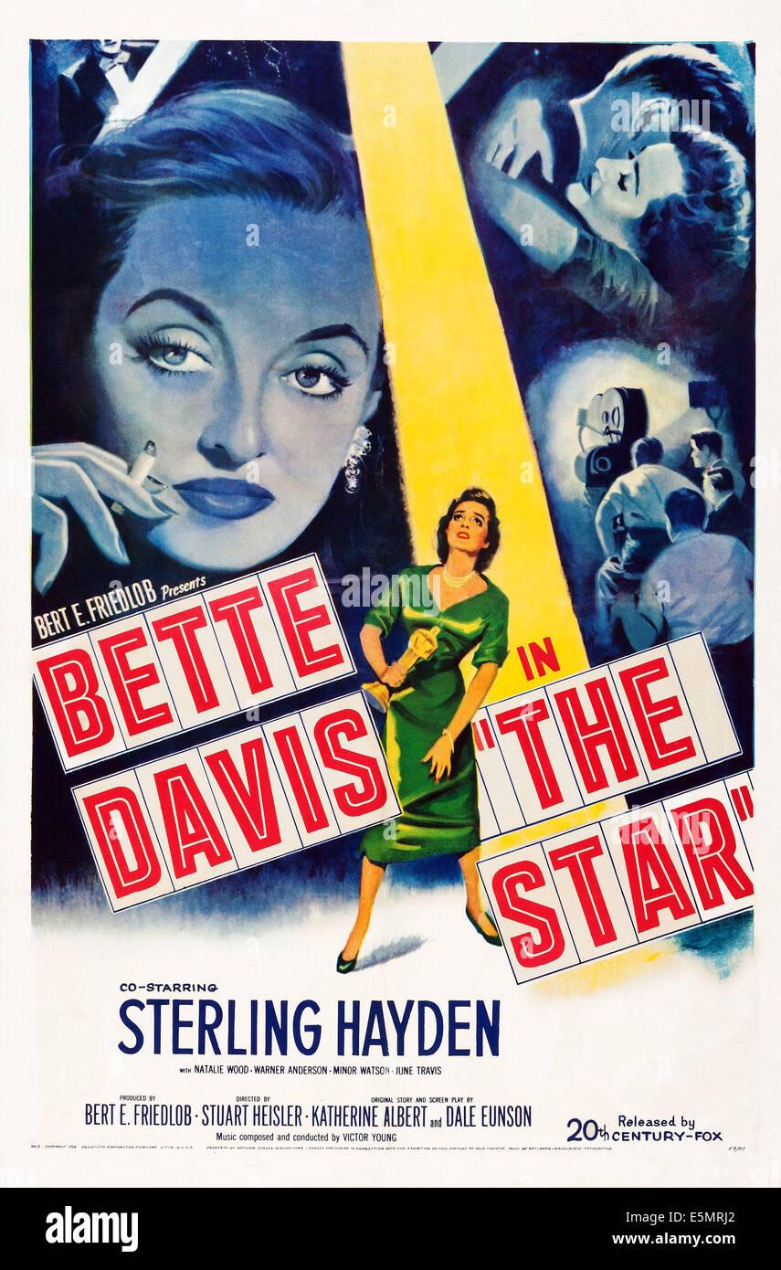 La stella, noi poster, Bette Davis, 1952, TM & Copyright © XX Century Fox Film Corp./cortesia Everett Collection Foto Stock