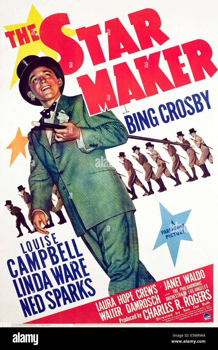 La stella maker, Bing Crosby, 1939. Foto Stock